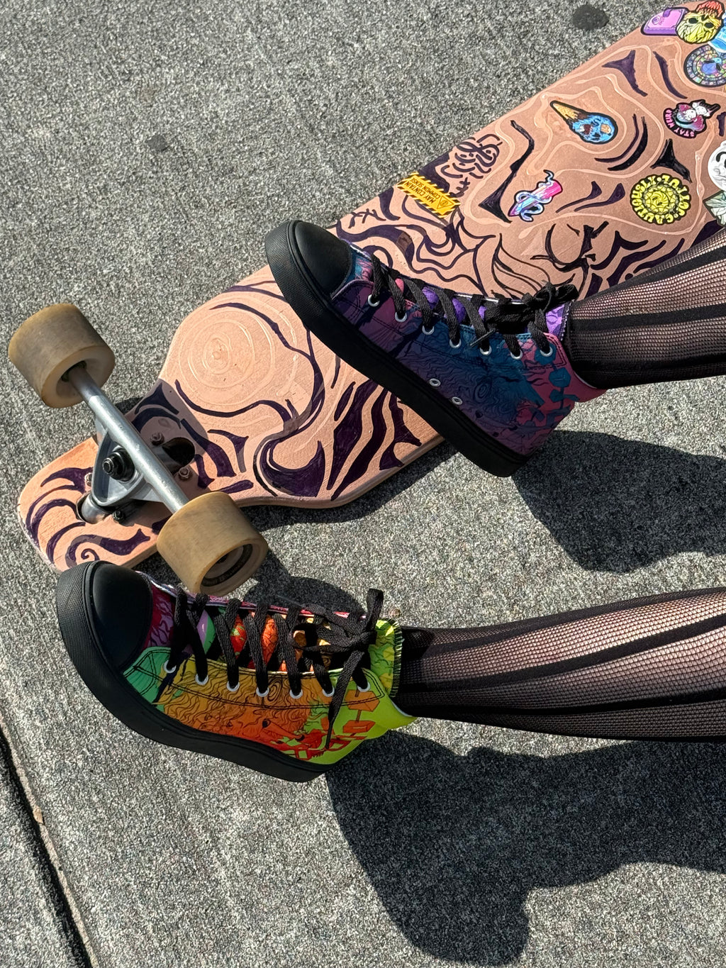 Window Maidens/Women’s high top canvas shoes