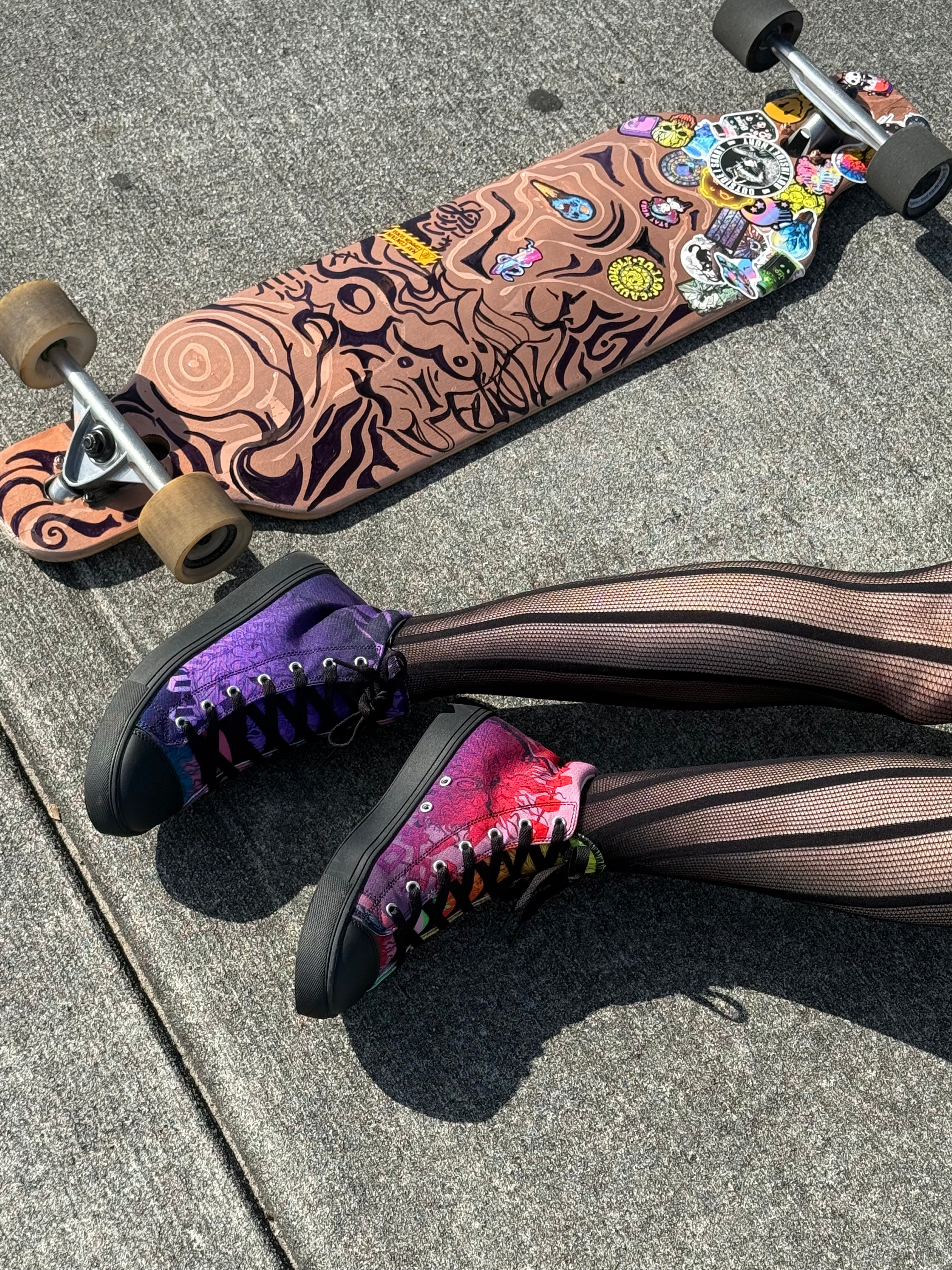 Window Maidens/Women’s high top canvas shoes